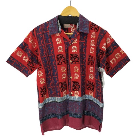 S/S 総柄開襟アロハシャツ メンズ import:L