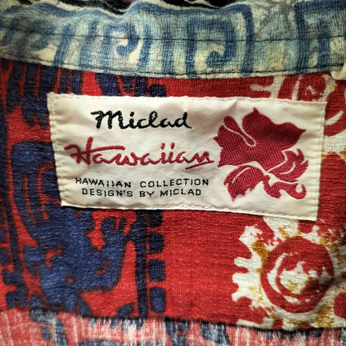 S/S 総柄開襟アロハシャツ メンズ import:L