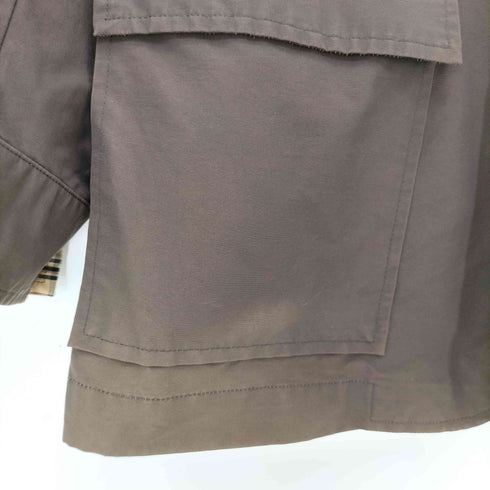 バーバリーブラックレーベル BURBERRY BLACK LABEL コットンエステル スタンドカラージャケット メンズ JPN:M
