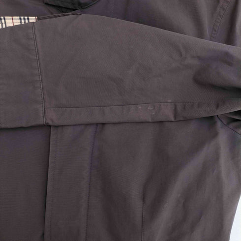 バーバリーブラックレーベル BURBERRY BLACK LABEL コットンエステル スタンドカラージャケット メンズ JPN:M