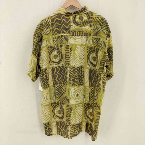 ロバートストック ROBERT STOCK 総柄 シルク 半袖シャツ メンズ import:L