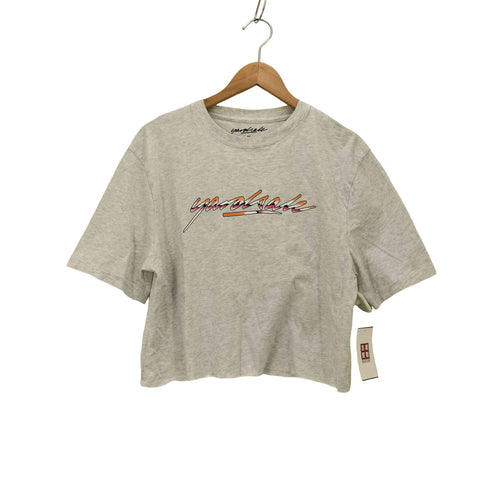 YARDS ALE Script Logo T-Shirt カットオフ クロップド リメイク Tシャツ レディース import:M