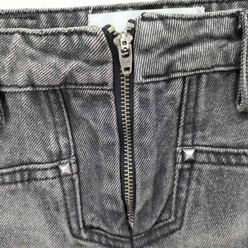 TEAMGEEK 裾デザインカーゴフレアパンツ レディース
