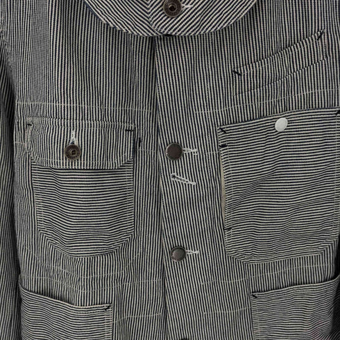 エンジニアードガーメンツ Engineered Garments ヒッコリーストライプ フィールドパーカー メンズ JPN:M