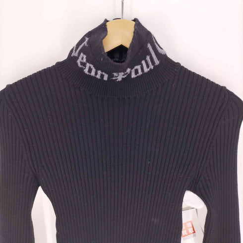 ジャンポールゴルチエ Jean Paul GAULTIER 23AW LOVE MOI Ribbed merino wool-blend jacquard turtleneck top リブ メリノウール ジャガード タートルネック ニット セーター トップス メンズ XXS
