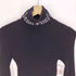 ジャンポールゴルチエ Jean Paul GAULTIER 23AW LOVE MOI Ribbed merino wool-blend jacquard turtleneck top リブ メリノウール ジャガード タートルネック ニット セーター トップス メンズ XXS