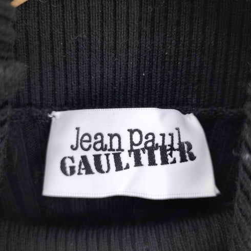 ジャンポールゴルチエ Jean Paul GAULTIER 23AW LOVE MOI Ribbed merino wool-blend jacquard turtleneck top リブ メリノウール ジャガード タートルネック ニット セーター トップス メンズ XXS