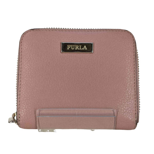 フルラ FURLA ロゴプレート ラウンドジップ 二つ折り財布 レディース
