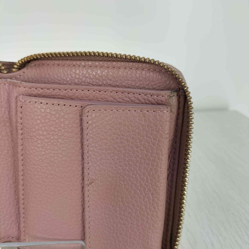 フルラ FURLA ロゴプレート ラウンドジップ 二つ折り財布 レディース