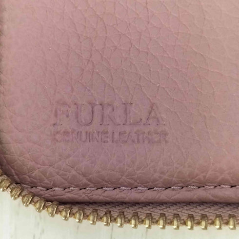 フルラ FURLA ロゴプレート ラウンドジップ 二つ折り財布 レディース