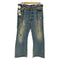EZRA FITCH エズラ フィッチ メキシコ製 BOOT ボタンフライ 5P ダメージ ブーツカット デニム パンツ レディース W32 L30