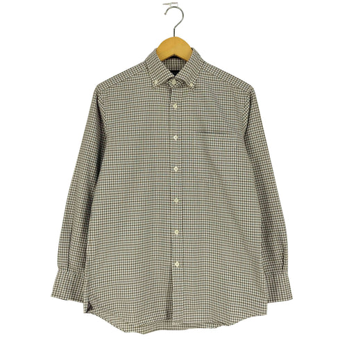 ポールスミスロンドン Paul Smith LONDON チェック コットンポリ ボタンダウンシャツ メンズ import:M