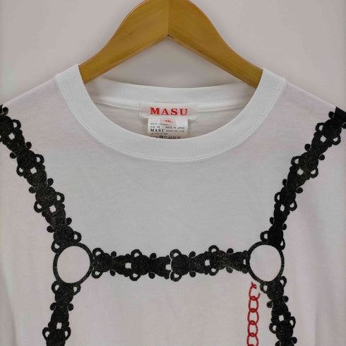エムエーエスユー MASU FLOCKY DOLL HARNESS T-SHIRT メンズ EUR:46