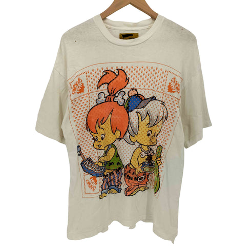 フレイフレイ HURRAY HURRAY シングルステッチ カートゥーンキャラクタープリント Tシャツ メンズ