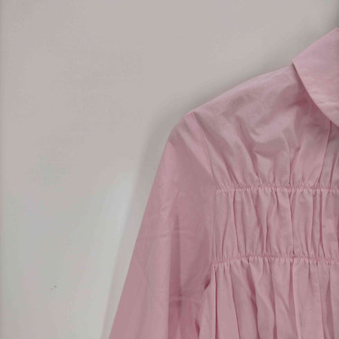 コムデギャルソンガール COMME DES GARCONS GIRL 23AW AD2023 丸襟ギャザーL/Sブラウス レディース JPN:S