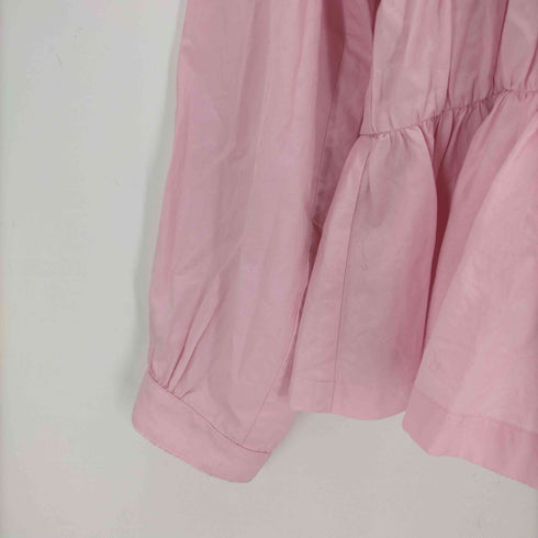 コムデギャルソンガール COMME DES GARCONS GIRL 23AW AD2023 丸襟ギャザーL/Sブラウス レディース JPN:S