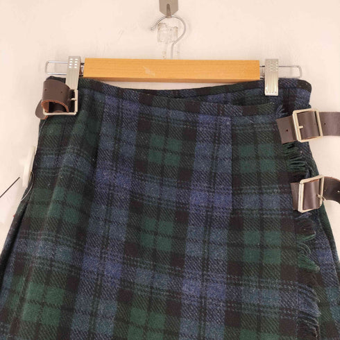 オニールオブダブリン ONEIL OF DUBLIN ウールチェック 巻きスカート レディース US 8