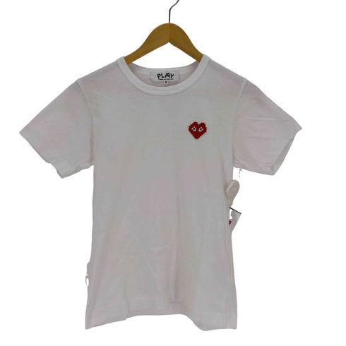 プレイコムデギャルソン PLAY COMME des GARCONS AD2023/4 ハートロゴS/S Tシャツ レディース JPN:M