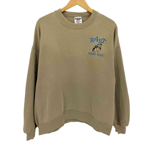 ジャージーズ JERZEES 90-00S USA製 SUPER SWEATS EAST School Staff スウェット メンズ import:L