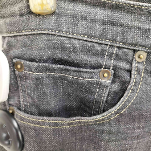 ステューシー Stussy 00S dm Straight jean ボタンフライ ストレート デニムパンツ 脇割 メンズ 32