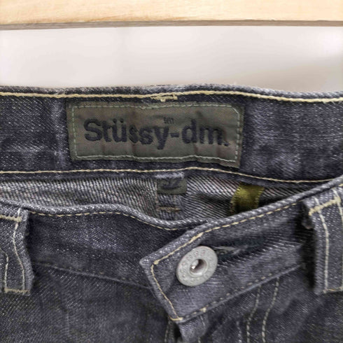 ステューシー Stussy 00S dm Straight jean ボタンフライ ストレート デニムパンツ 脇割 メンズ 32
