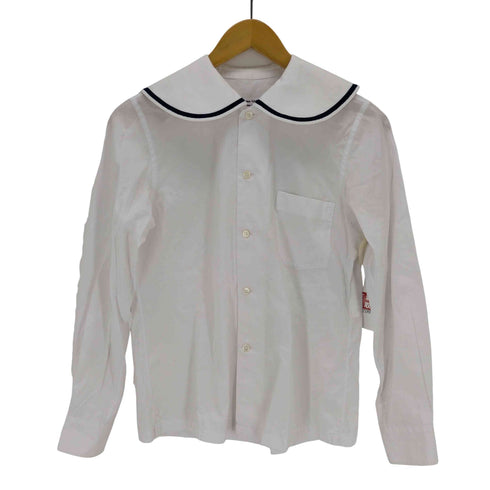 コムデギャルソンコムデギャルソン COMME des GARCONS COMME des GARCONS 15AW AD2015 セーラーカラーワンポケットシャツブラウス レディース JPN:XS