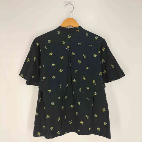 ビューティーアンドユースユナイテッドアローズ BEAUTY & YOUTH UNITED ARROWS ドット&フラワーフレアスリーブブラウス 2 ウォッシャブル レディース