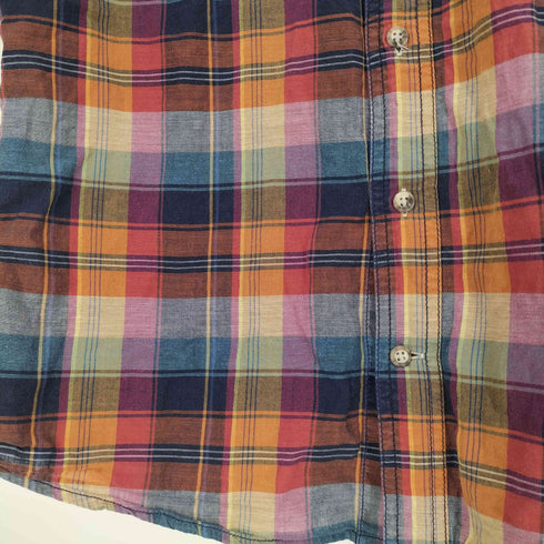 マーモット MARMOT CL PLAID H/S SHIRT シーエルプラッドハーフスリーブシャツ メンズ import:L