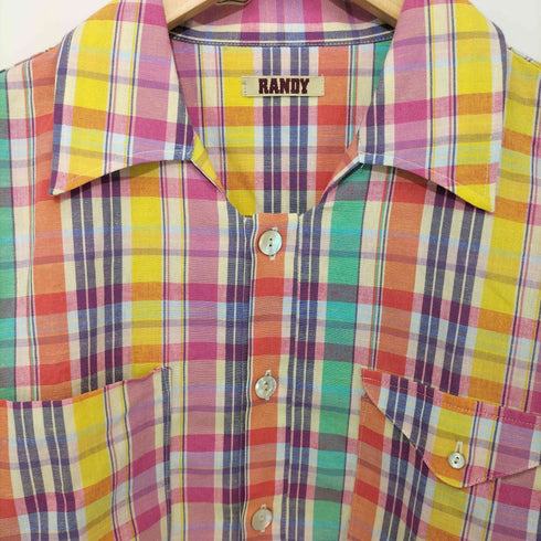 ランディ RANDY SURPRISAL BACK CUT SHIRT メンズ 2