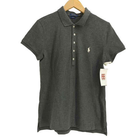 ポロラルフローレン POLO RALPH LAUREN SLIM FIT ロゴ刺繍 ポロシャツ レディース import:L