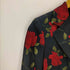 モスキーノ cherry and chic by moschino イタリア製 薔薇プリントスパンコール3Bテーラードジャケット レディース