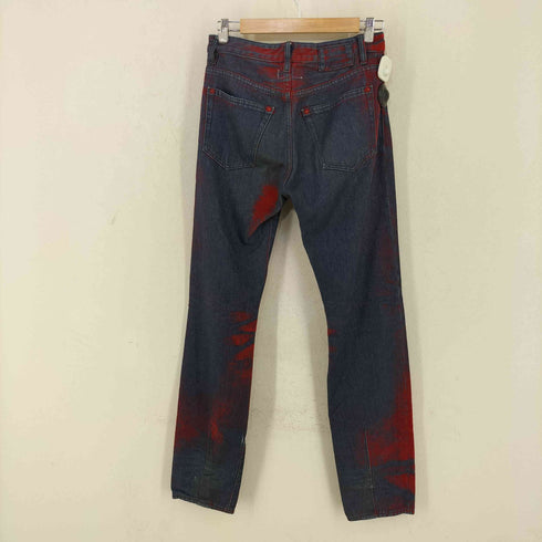 エムエムシックスメゾンマルジェラ MM6 Maison Margiela ペイントデニムパンツ レディース 40