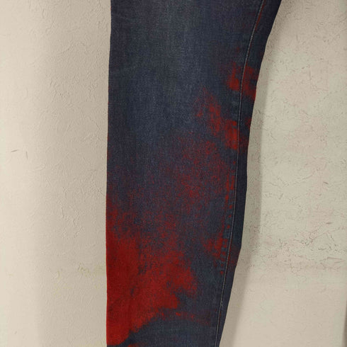 エムエムシックスメゾンマルジェラ MM6 Maison Margiela ペイントデニムパンツ レディース 40