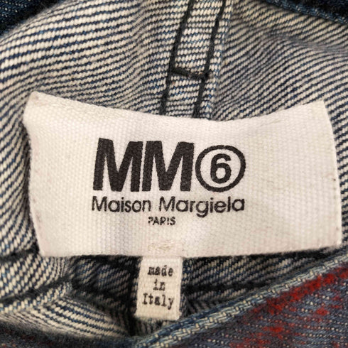 エムエムシックスメゾンマルジェラ MM6 Maison Margiela ペイントデニムパンツ レディース 40