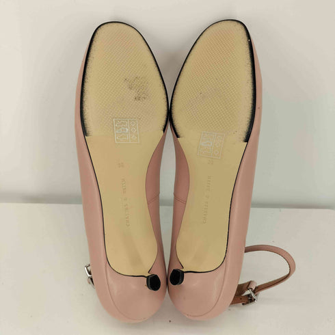 チャールズアンドキース CHARLES&KEITH エッセンシャル アンクルストラップ パンプス レディース JPN:24.5