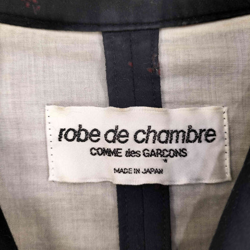 ローブドシャンブルコムデギャルソン robe de chambre COMME des GARCONS 小花柄 レーヨン パジャマシャツ レディース