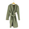 ザラ ZARA BELTED HOODED SOFT COAT フーデッド チェスターコート レディース import:M