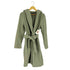 ザラ ZARA BELTED HOODED SOFT COAT フーデッド チェスターコート レディース import:M