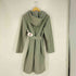 ザラ ZARA BELTED HOODED SOFT COAT フーデッド チェスターコート レディース import:M