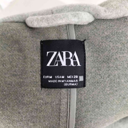 ザラ ZARA BELTED HOODED SOFT COAT フーデッド チェスターコート レディース import:M