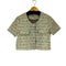 デイジー DAZY ノーカラー S/S ツイードジャケット レディース JPN:XL