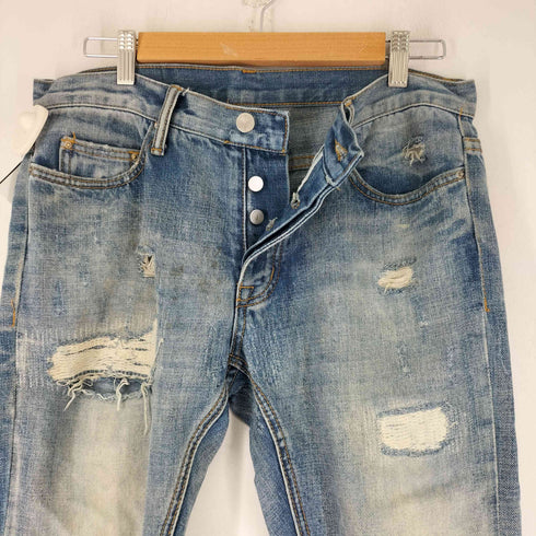 ミニマル mnml サイドジップ スキニーデニムパンツ メンズ 30