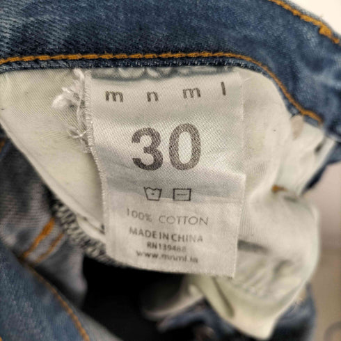 ミニマル mnml サイドジップ スキニーデニムパンツ メンズ 30
