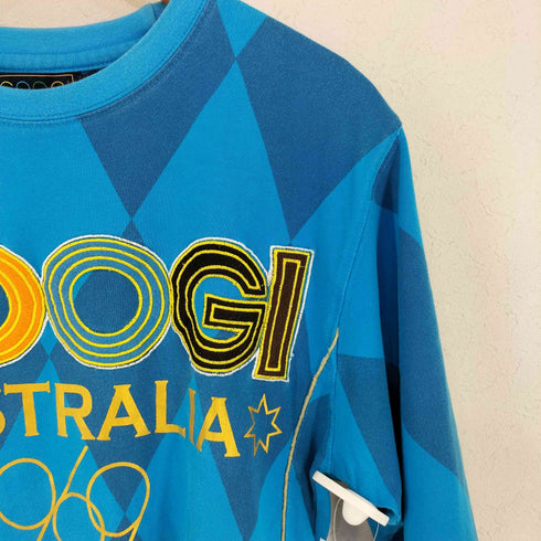 クージー COOGI チェッカー クルーネックtシャツ メンズ import:L
