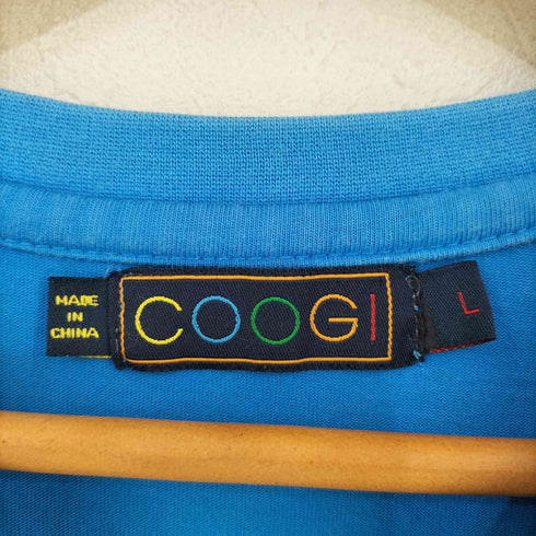 クージー COOGI チェッカー クルーネックtシャツ メンズ import:L