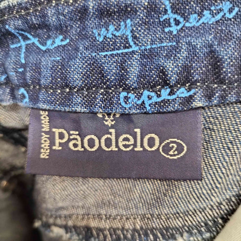 PAODELO デザインデニムスカート レディース