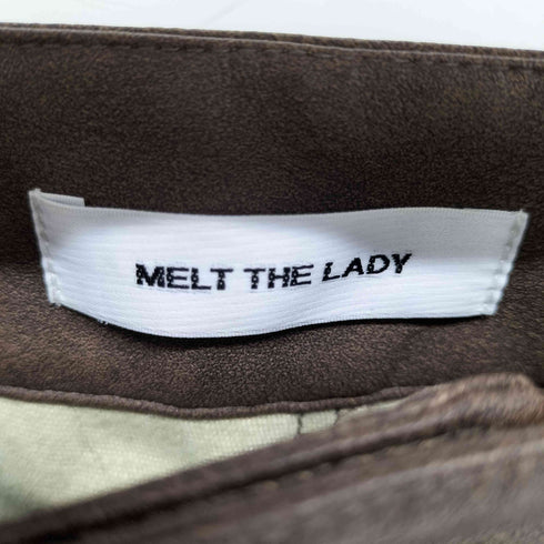メルトザレディ Melt the lady ウエスタンデザインフェイクレザーパンツ レディース JPN:M