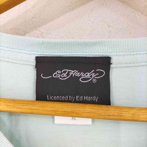 エドハーディー Ed Hardy アメリカントラディショナル vネックtシャツ メンズ import:XL