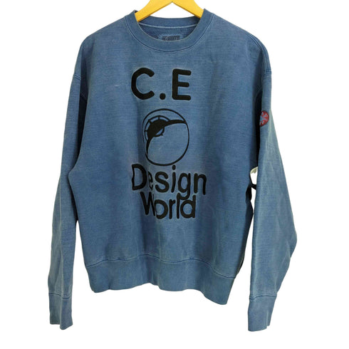 シーイー C.E DESIGN WORLD CREW NECK スウェット メンズ import:M