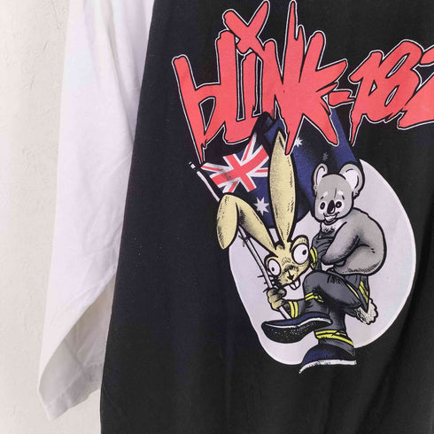 BLINK-182 バンド ラグランカットソー メンズ import:L